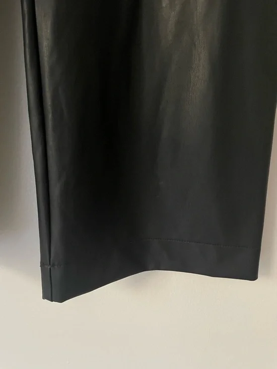 Colette Cropped Vegan Leather Pants - Picture 12 of 15